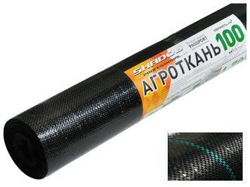 Агроткань черная 100 г/м&sup2; 0,8&times;25 м &mdash; агроткань для грядок 110005 фото