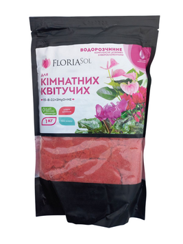 Добриво для кімнатних декоративно-квітучих рослин 1 кг 15+8+22+2MgO+ME Floria Sol 103649 фото