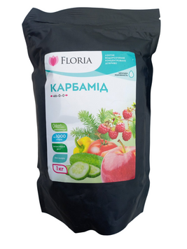 Карбамід (Мочевина) 1 кг 46+0+0 Азотне добриво Floria Sol для росту і розвитку вегетативної маси 103624 фото