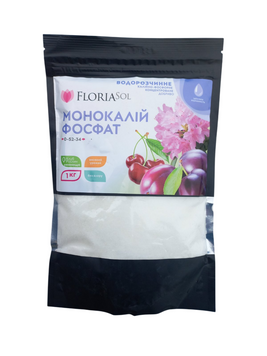Монокалій фосфат 1 кг NPK 0+52+34 Калійно-фосфорне добриво Floria Sol 103634 фото